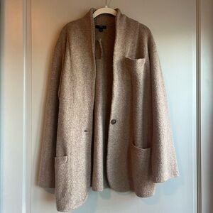 J. Crew Tan Open-Front Cardigan